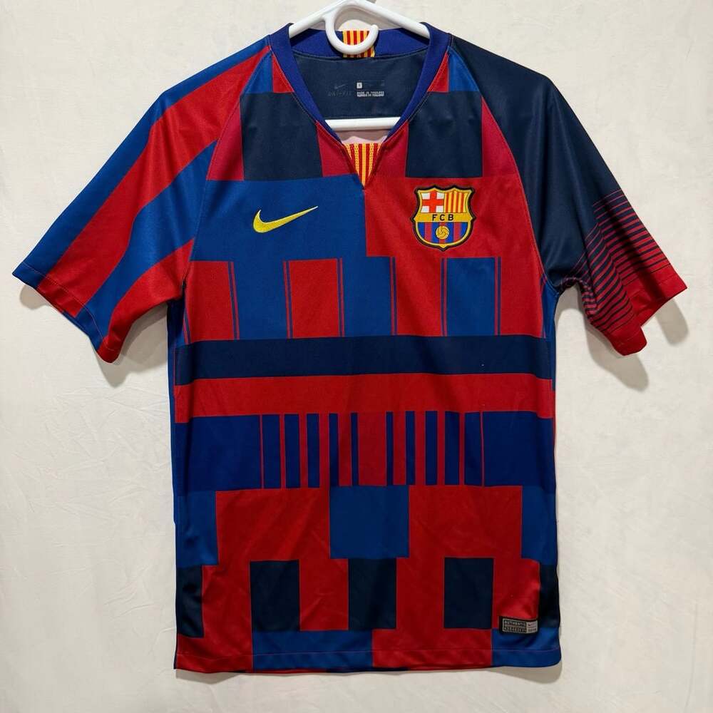 Nike FC Barcelona 20th Anniversary Mashup Limited Edition Jersey Small